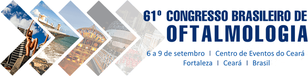 61º Congresso Brasileiro de Oftalmologia | Centro de Eventos do Ceará | 06 a 09 de Setembro de 2017